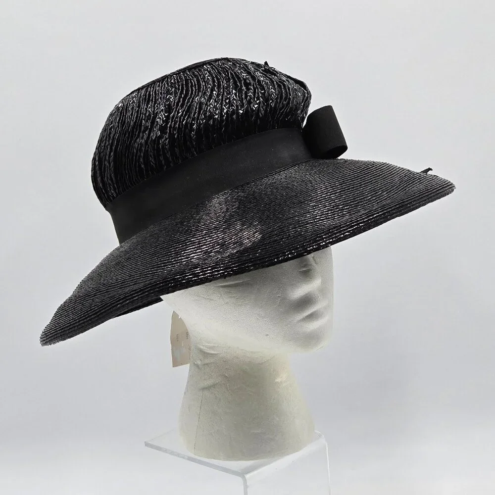 Chesterfield Original Black Lustra Wide Brim Hat